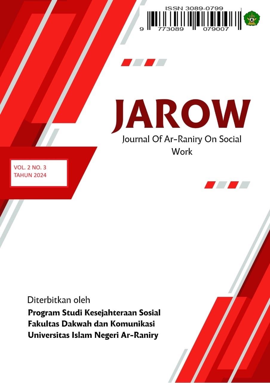 					View Vol. 2 No. 3 (2024): Journal of Ar-Raniry on Social Work
				