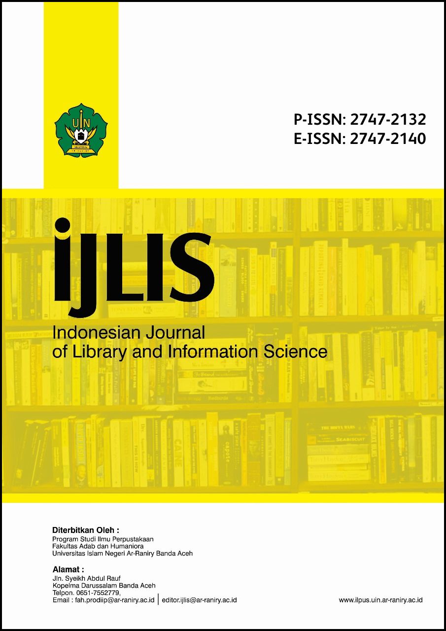 					View Vol. 6 No. 2 (2026): Indonesian Journal of Library and Information Science (On Proses)
				